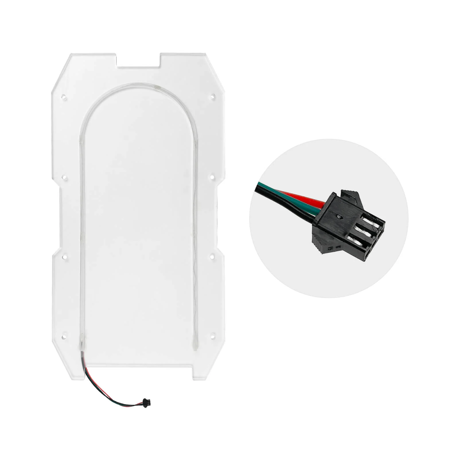 Acrylic Deck Plate with Light Strip for HALO KNIGHT T107Pro / T108Pro - Image 2