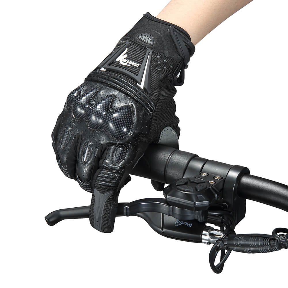 All-Season Motorcycle & E-Scooter Gloves – Touchscreen Ready, Breathable, Knuckle Protection - Image 3