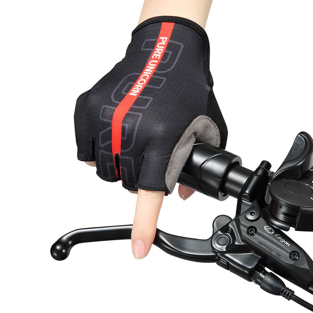 PURE UNICORN Breathable Half-Finger Cycling Gloves – Anti-Slip Grip for E-Bike, Scooter & Motorcycle Riders - Image 6