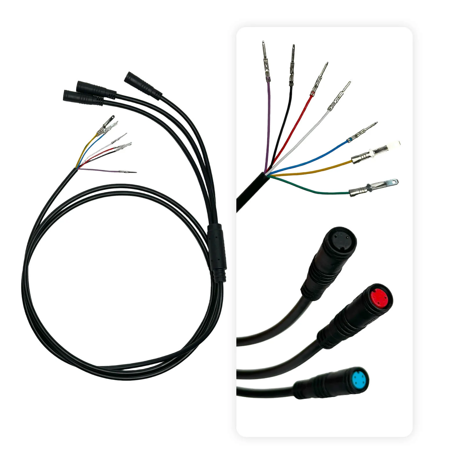 Front Turn Signal & Dual-Function Switch Connection Cable for HALO KNIGHT T107Pro / T108Pro - Image 2