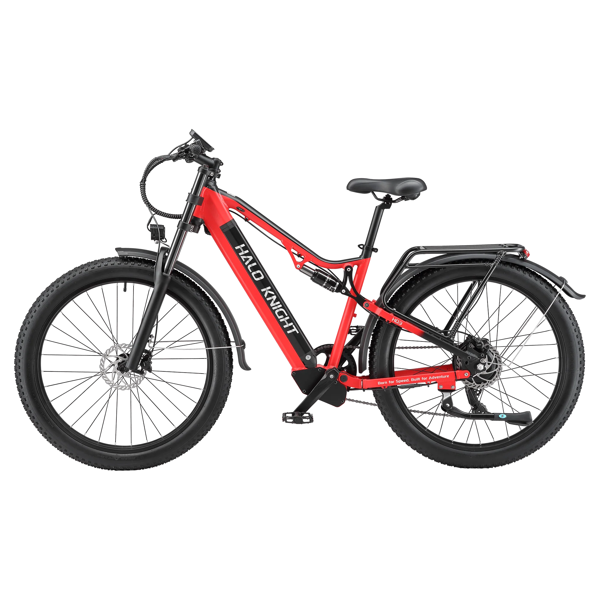 HALO KNIGHT H03 48V 1000W 19.2Ah Electric Bike - Image 3