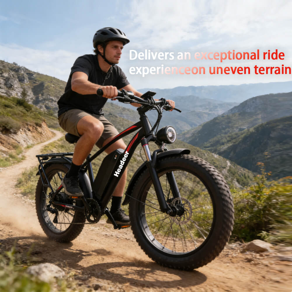 HEADEER BD2640 48V 750W 21.6Ah Fat Tire Electric Bike - Image 6