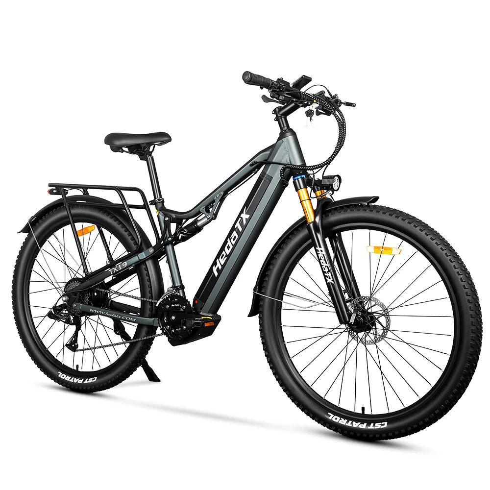 Hedatx TX19 29” 48V 19.2Ah 1000W Electric Bike with Rear Rack - Image 6
