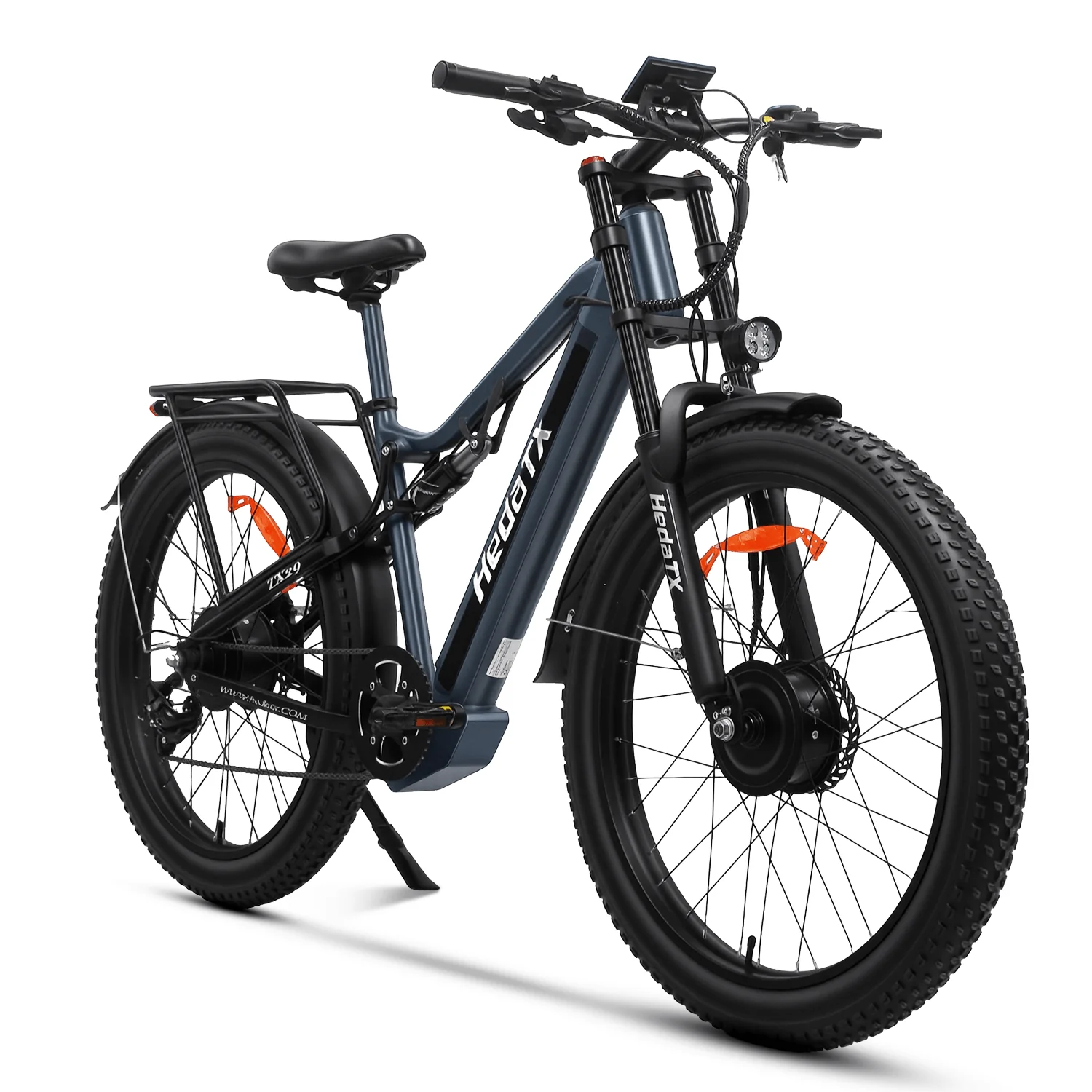 HedaTX TX29 27.5” Fat Tires 48V 2000W 19.2Ah Dual Motor Electric Bike - Image 3
