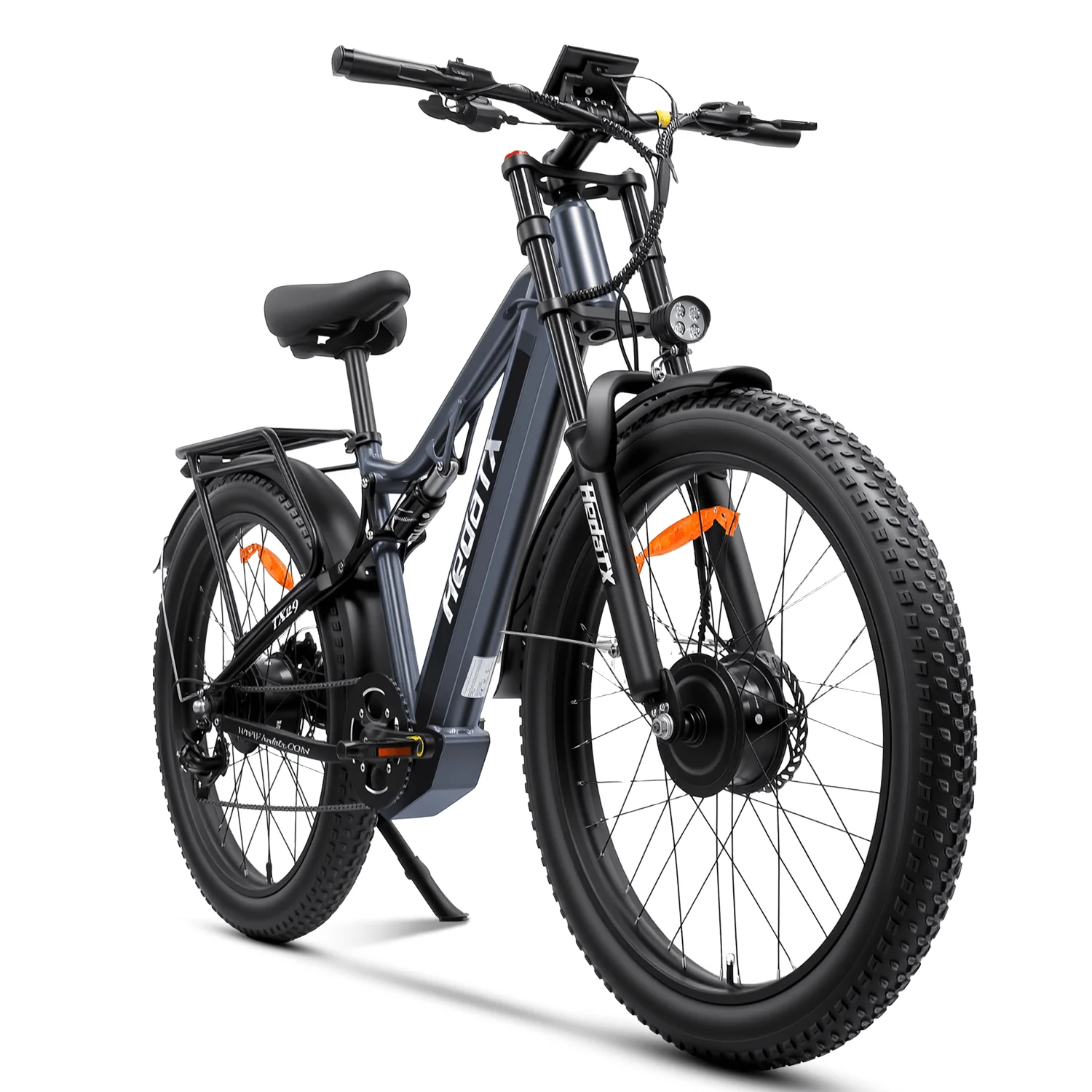 HedaTX TX29 27.5” Fat Tires 48V 2000W 19.2Ah Dual Motor Electric Bike - Image 4