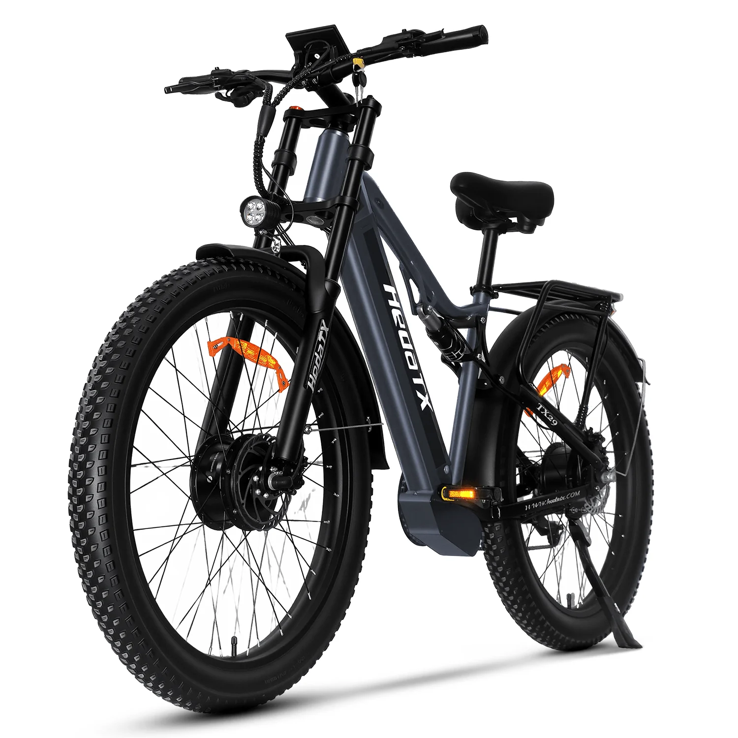 HedaTX TX29 27.5” Fat Tires 48V 2000W 19.2Ah Dual Motor Electric Bike - Image 5