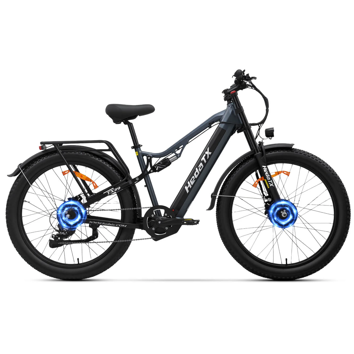 HedaTX TX29 27.5” Fat Tires 48V 2000W 19.2Ah Dual Motor Electric Bike - Image 6