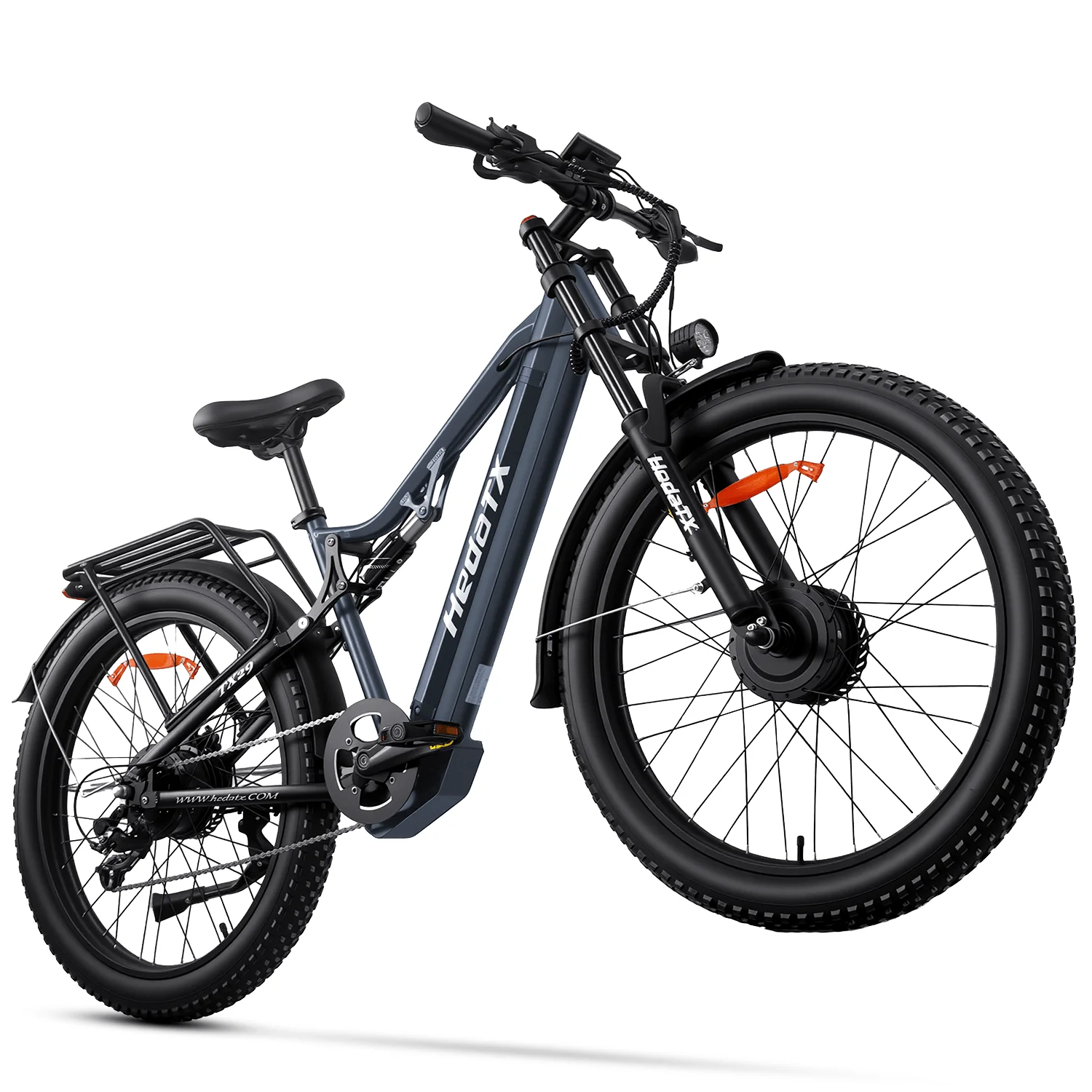 HedaTX TX29 27.5” Fat Tires 48V 2000W 19.2Ah Dual Motor Electric Bike - Image 7