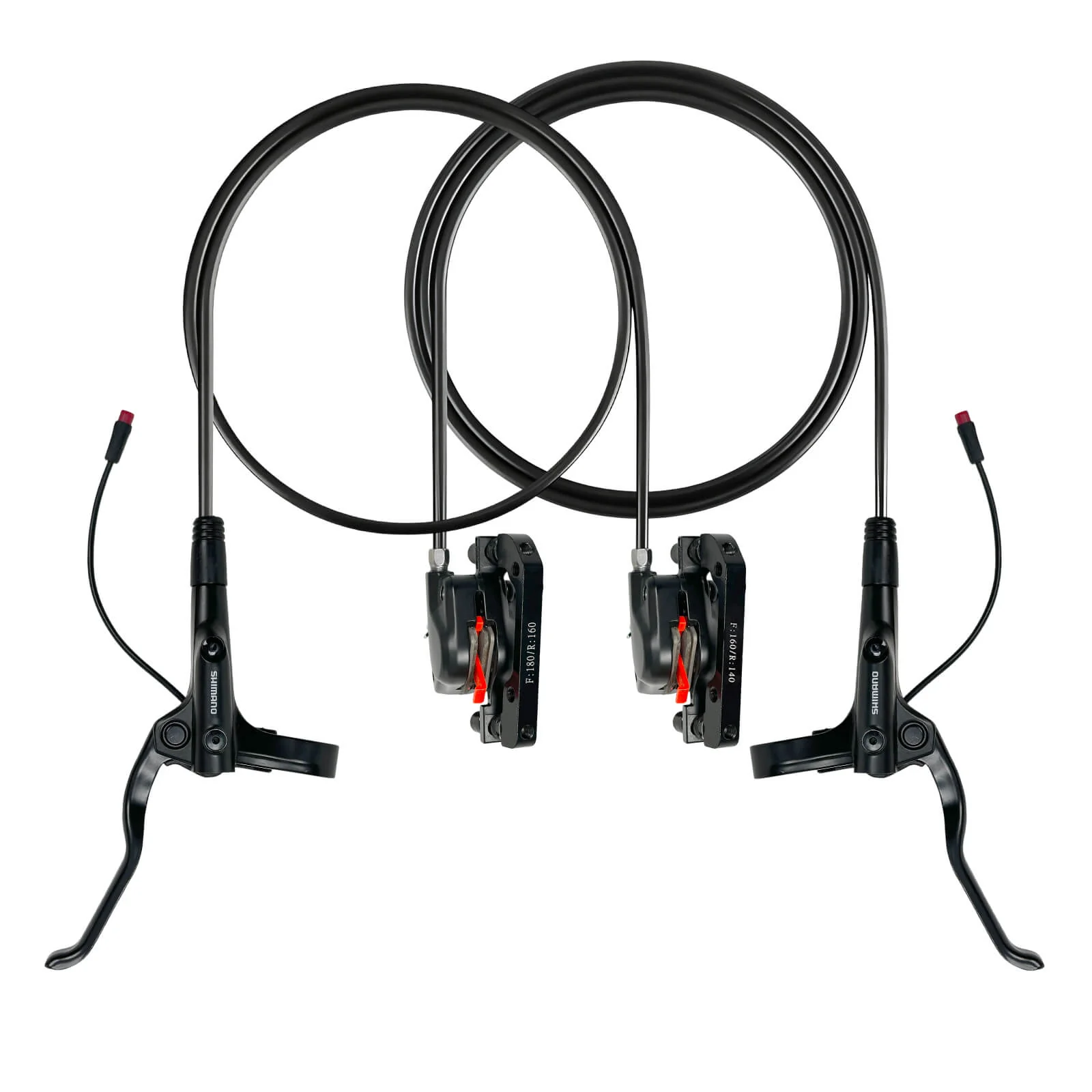 Hydraulic Brake Upgrade Kit for HALO KNIGHT H02 Electric Bike – Front & Rear Set - Image 3