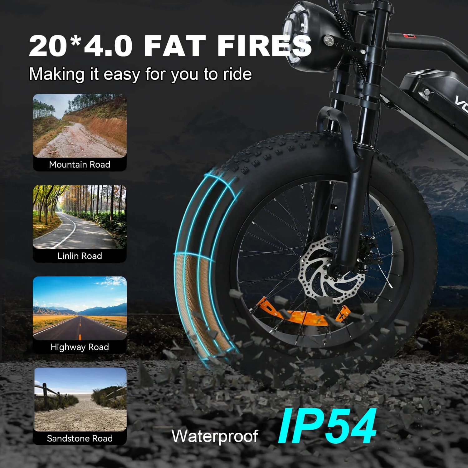VOLTCYCLE M3 48V 750W 18.2Ah Electric Bike - Image 10
