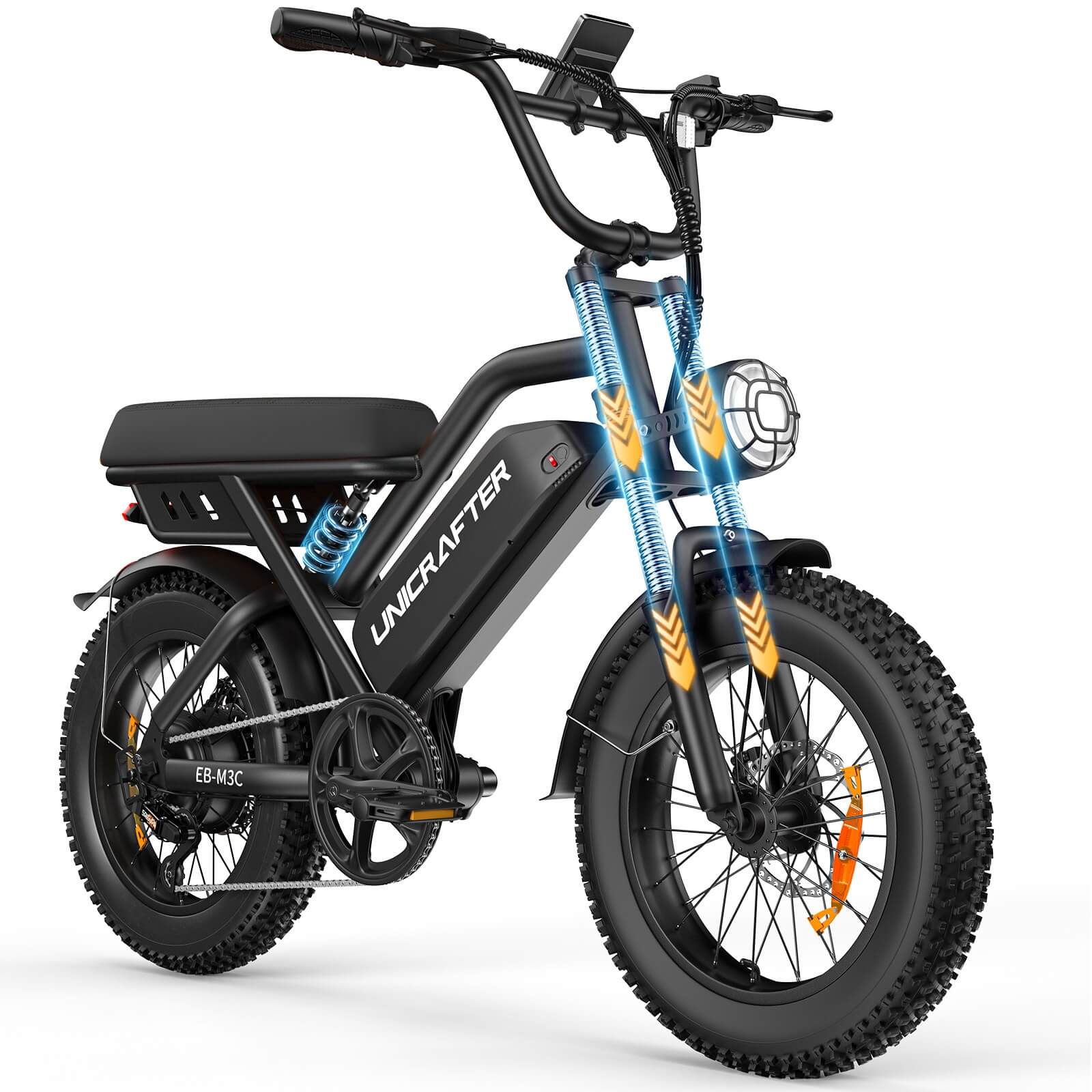 UNICRAFTER M3C 48V 750W 15.6Ah Electric Bike - Image 3