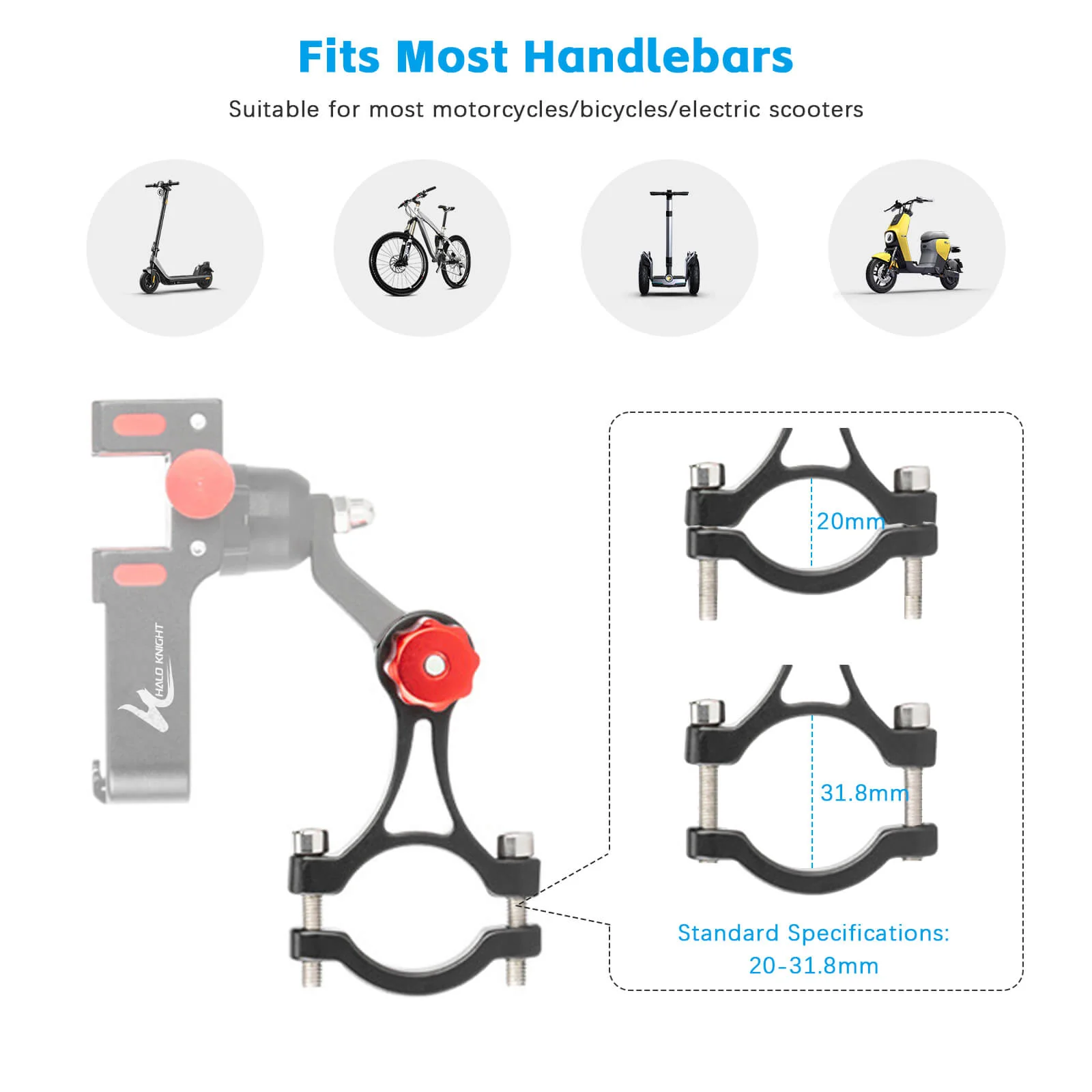 Mobile Phone Holder For HALO KNIGHT Ebikes/ Escooters - Image 4