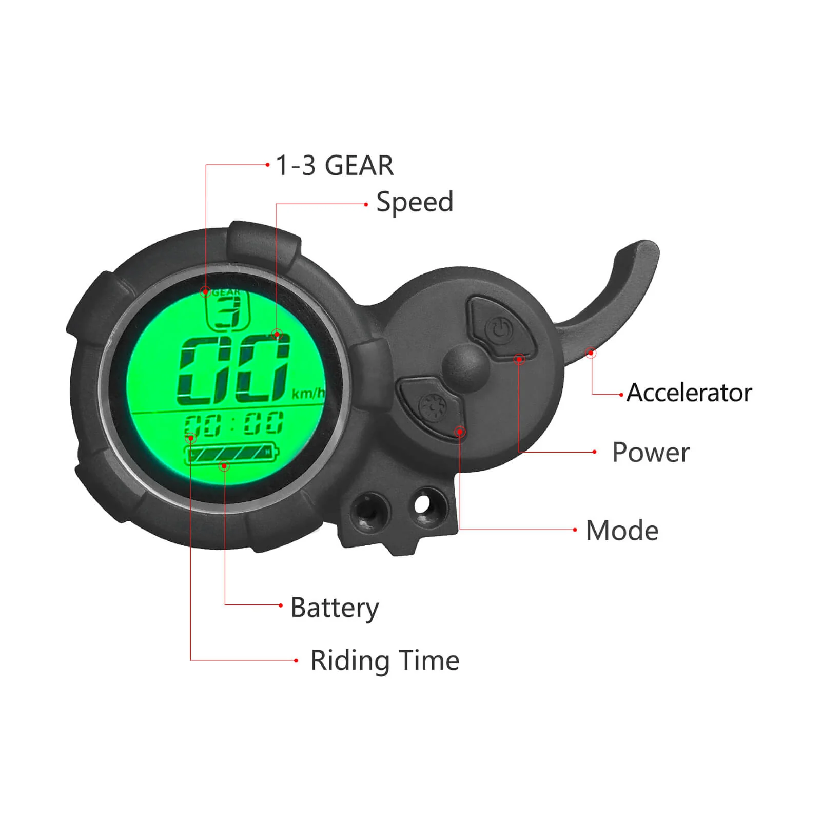 Panda Meter LCD Display For T104 Electric Scooter - Image 3