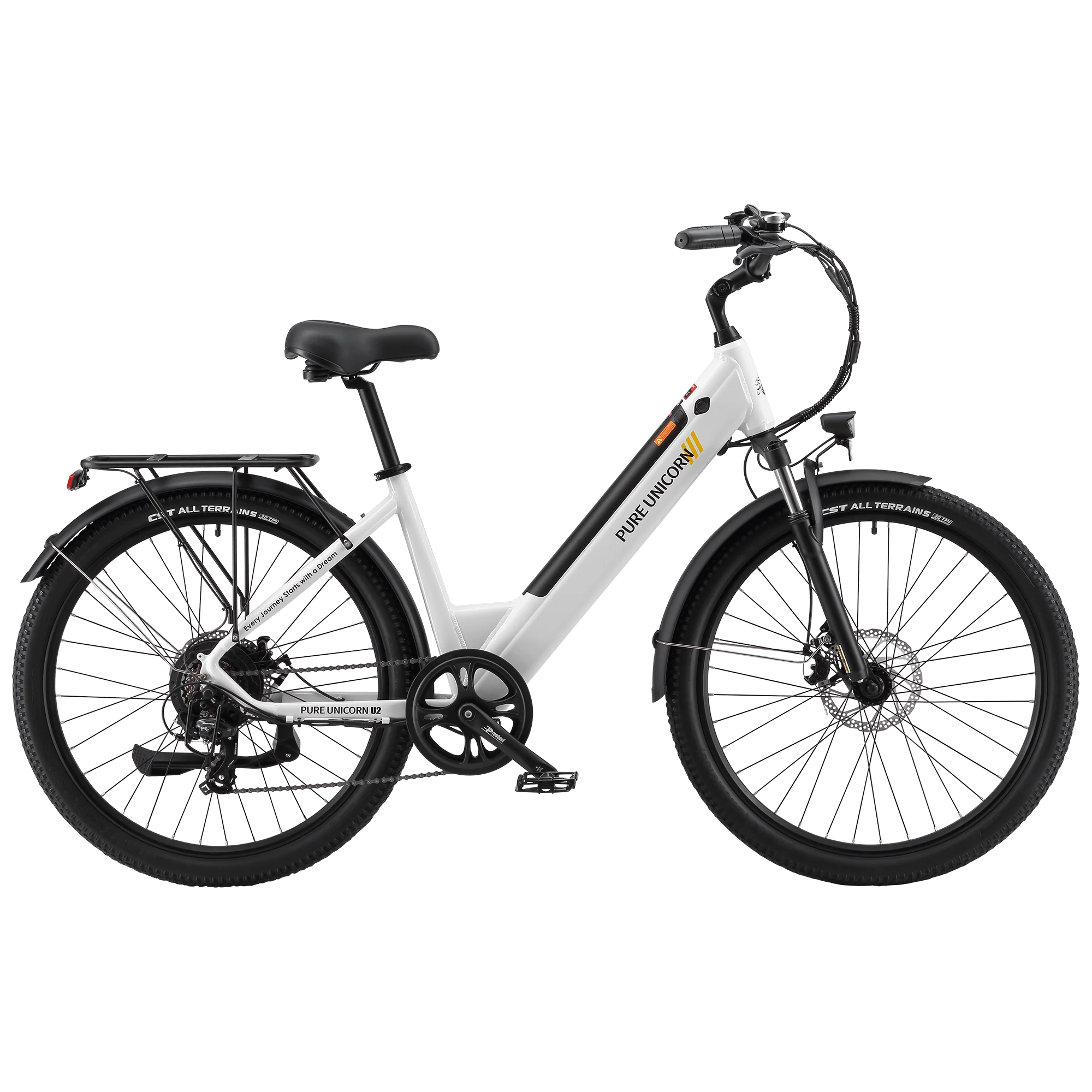 PURE UNICORN U2 48V 750W 12.8Ah Electric Bike - Limited Free Gifts - Image 4