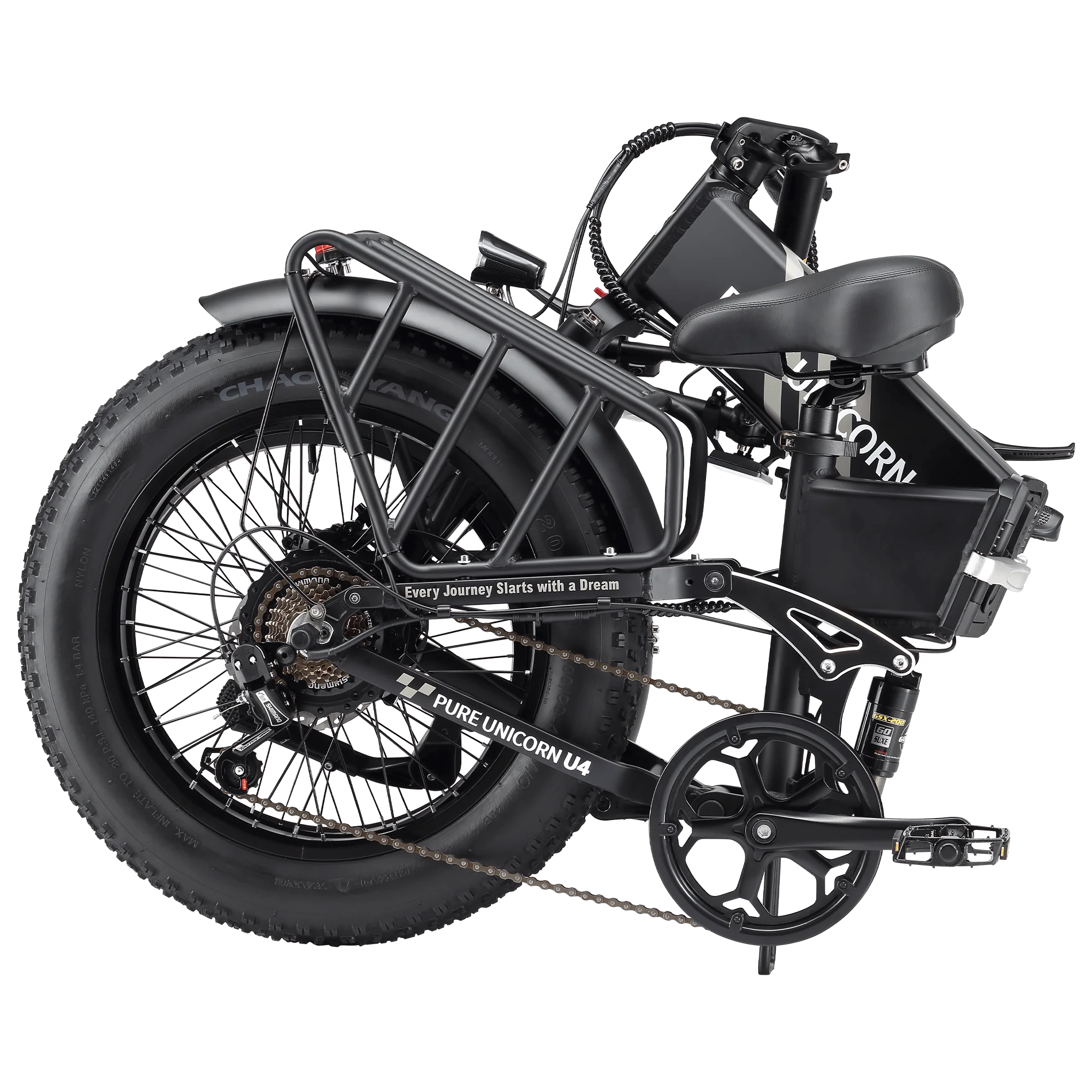 PURE UNICORN U4 48V 1000W 15Ah Electric Bike - Image 5