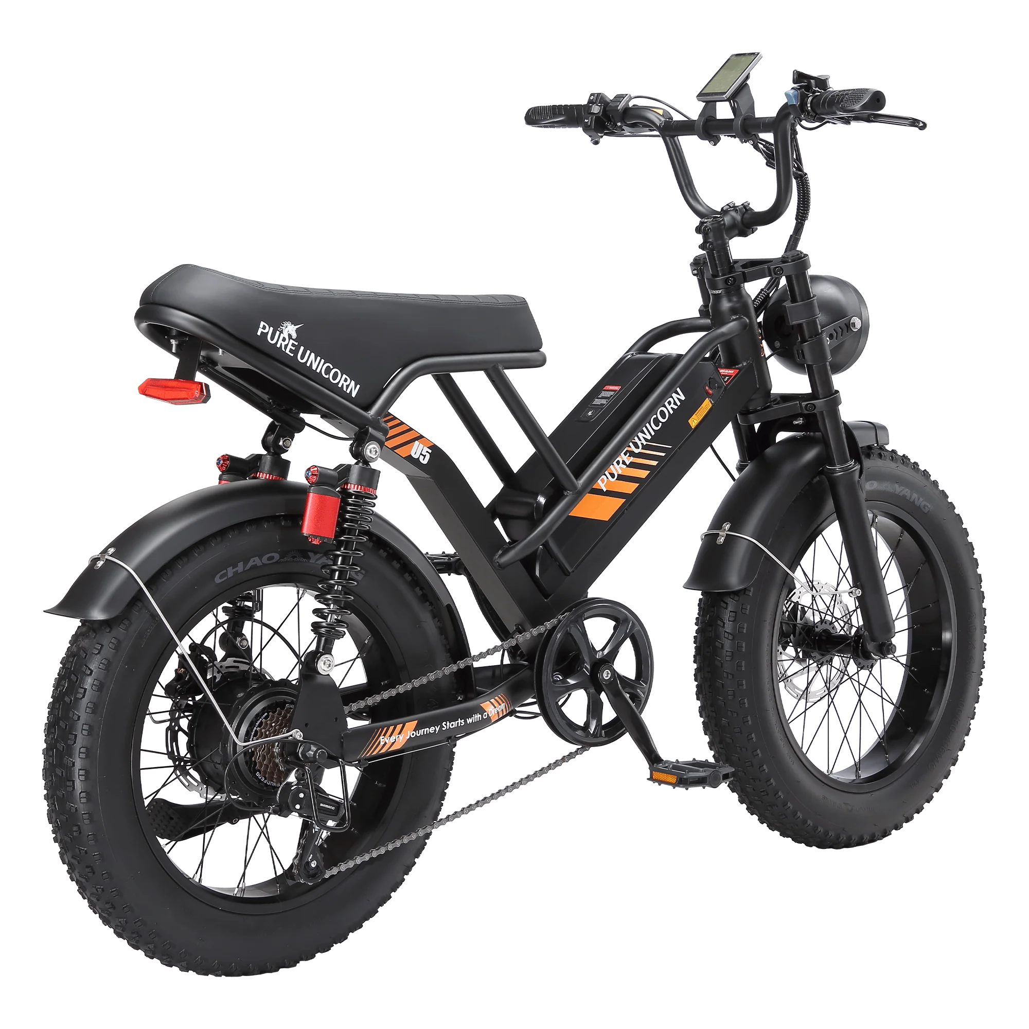 PURE UNICORN U5 Moped E-Bike 1000W 19.2Ah - Image 4