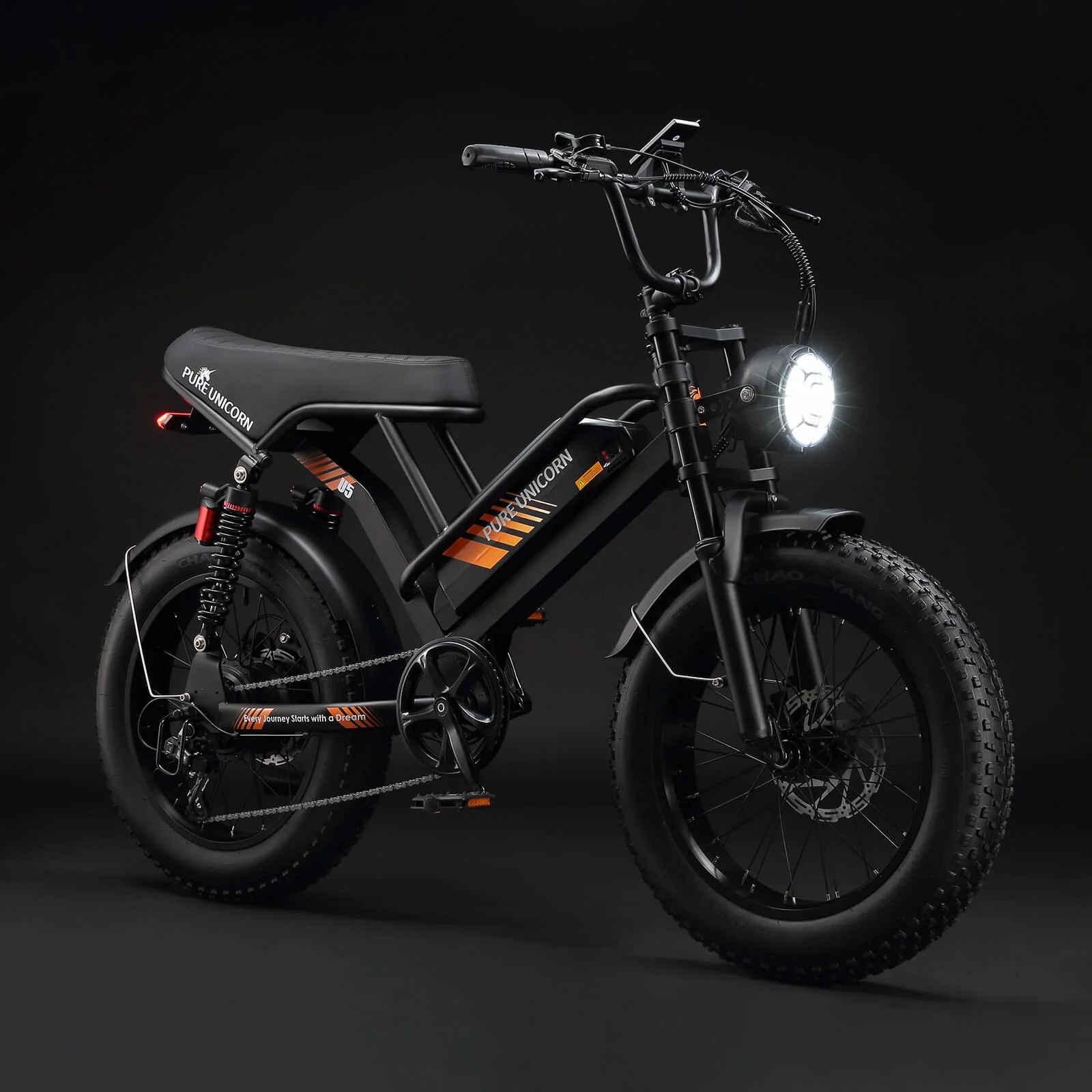PURE UNICORN U5 Moped E-Bike 1000W 19.2Ah - Image 7