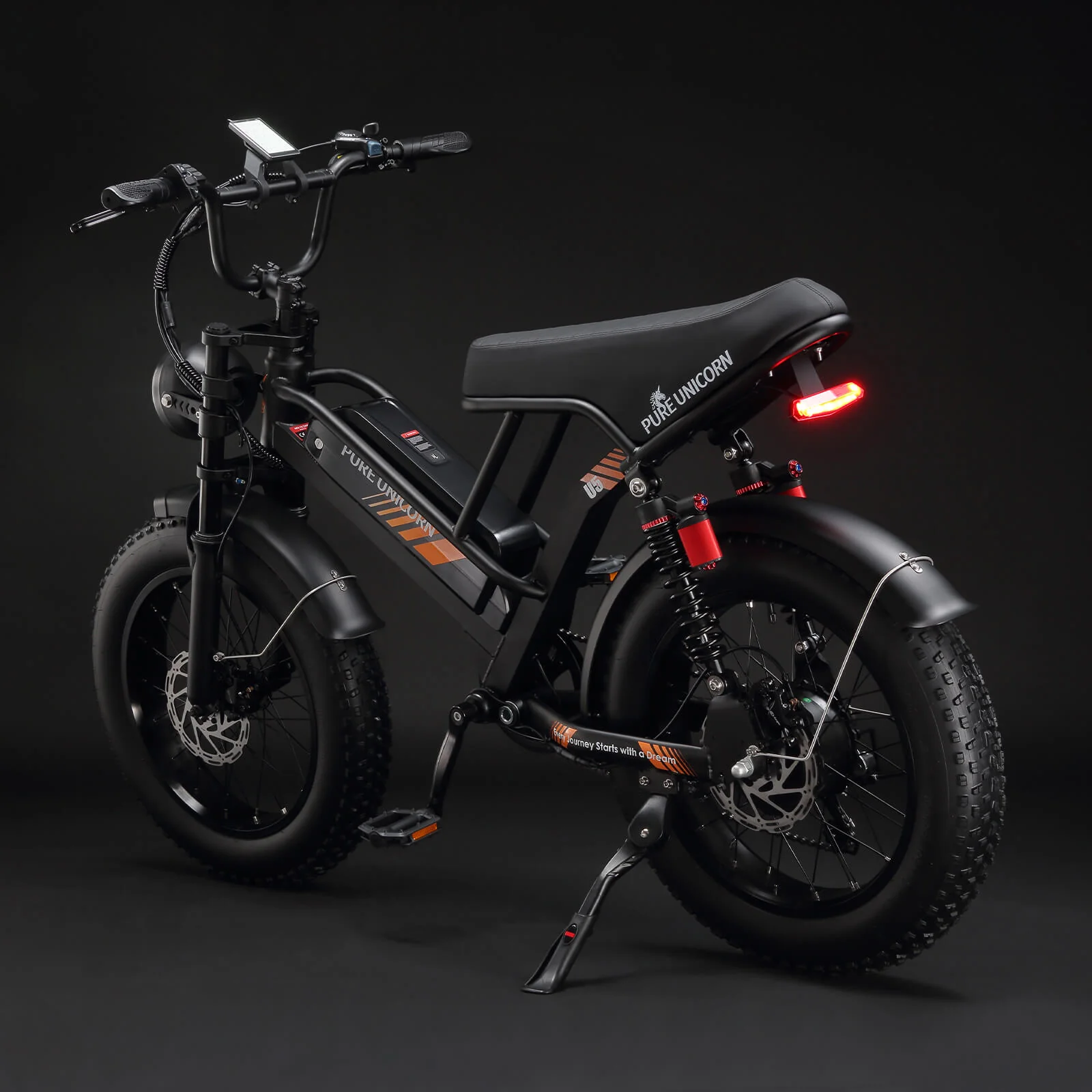 PURE UNICORN U5 Moped E-Bike 1000W 19.2Ah - Image 8