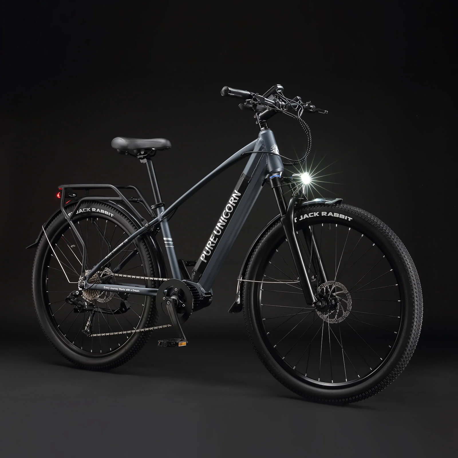 PURE UNICORN U6 48V 500W Mid-Drive Electric Bike for Urban Commute & Climbing Power - Image 6