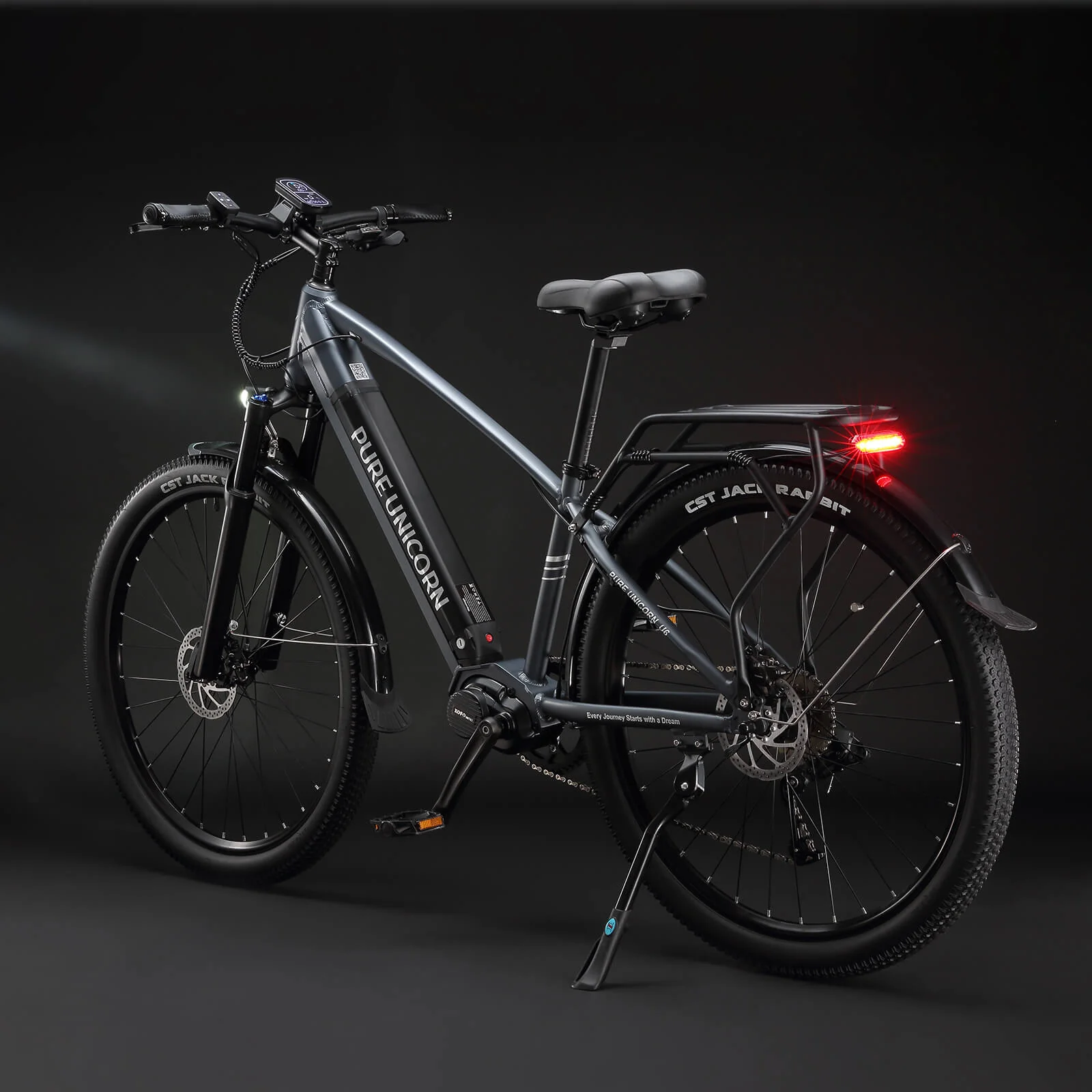 PURE UNICORN U6 48V 500W Mid-Drive Electric Bike for Urban Commute & Climbing Power - Image 7
