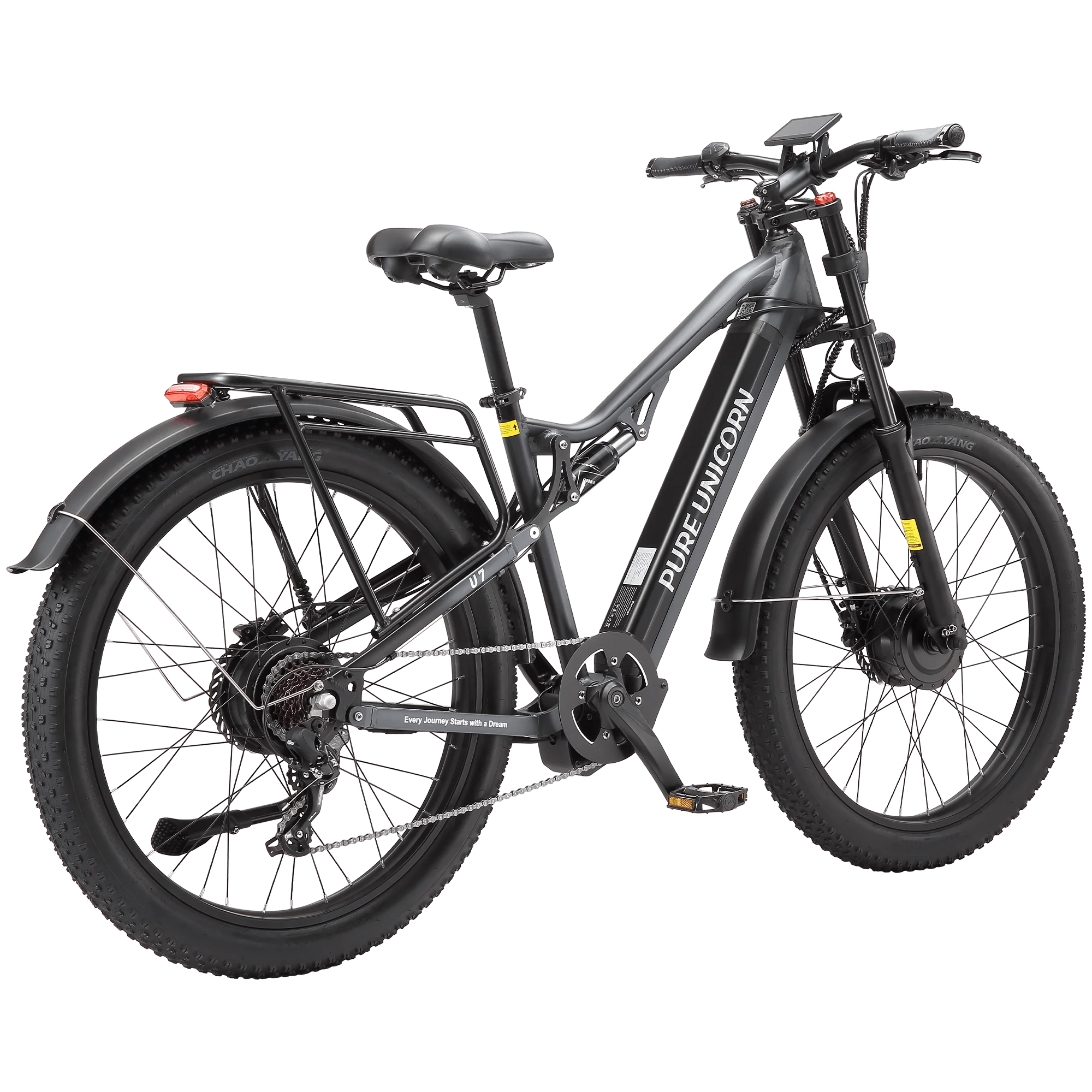 PURE UNICORN U7 48V 2000W 19.2Ah Dual Motor Electric Bike - Image 4
