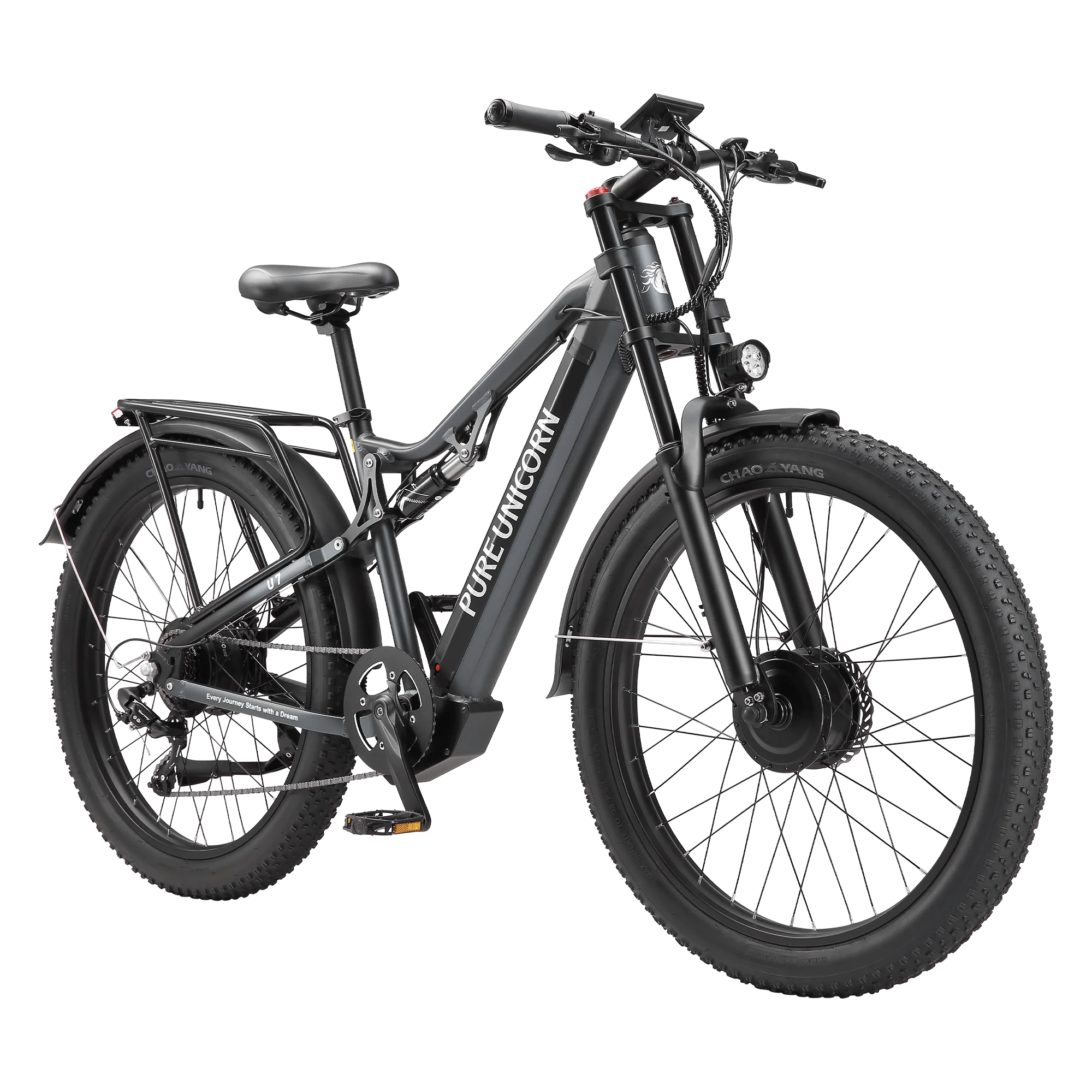 PURE UNICORN U7 48V 2000W 19.2Ah Dual Motor Electric Bike - Image 6