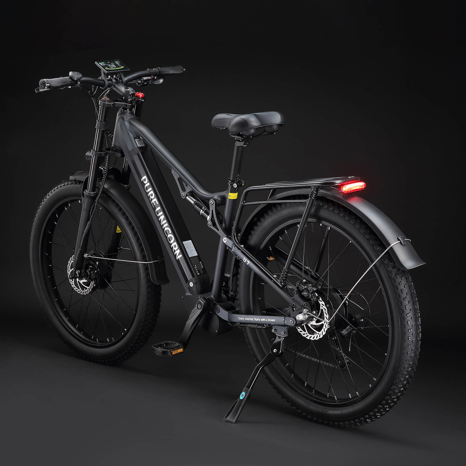 PURE UNICORN U7 48V 2000W 19.2Ah Dual Motor Electric Bike - Image 8