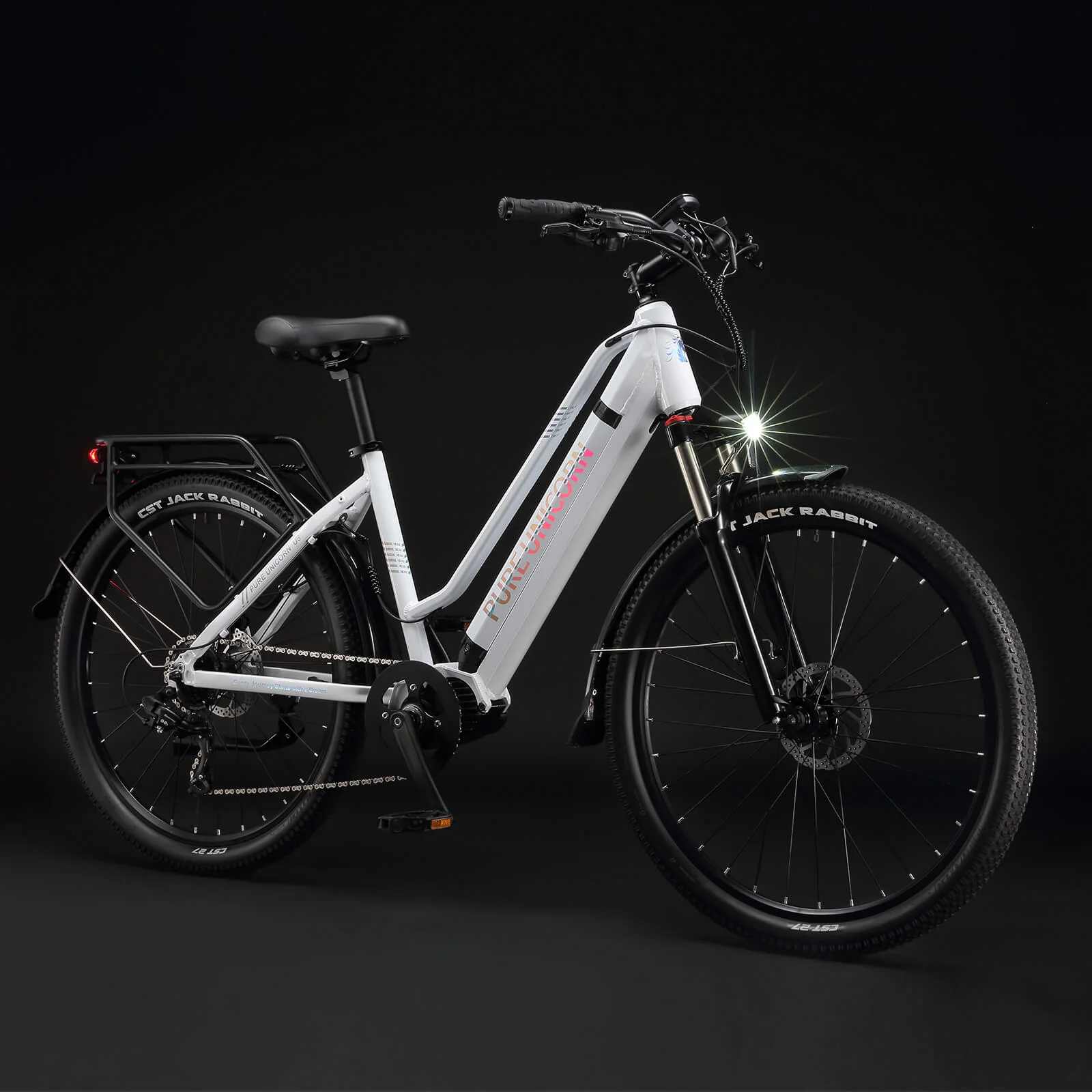 PURE UNICORN U8 48V 500W Mid-Drive Commuter E-Bike with Samsung Battery - Image 6