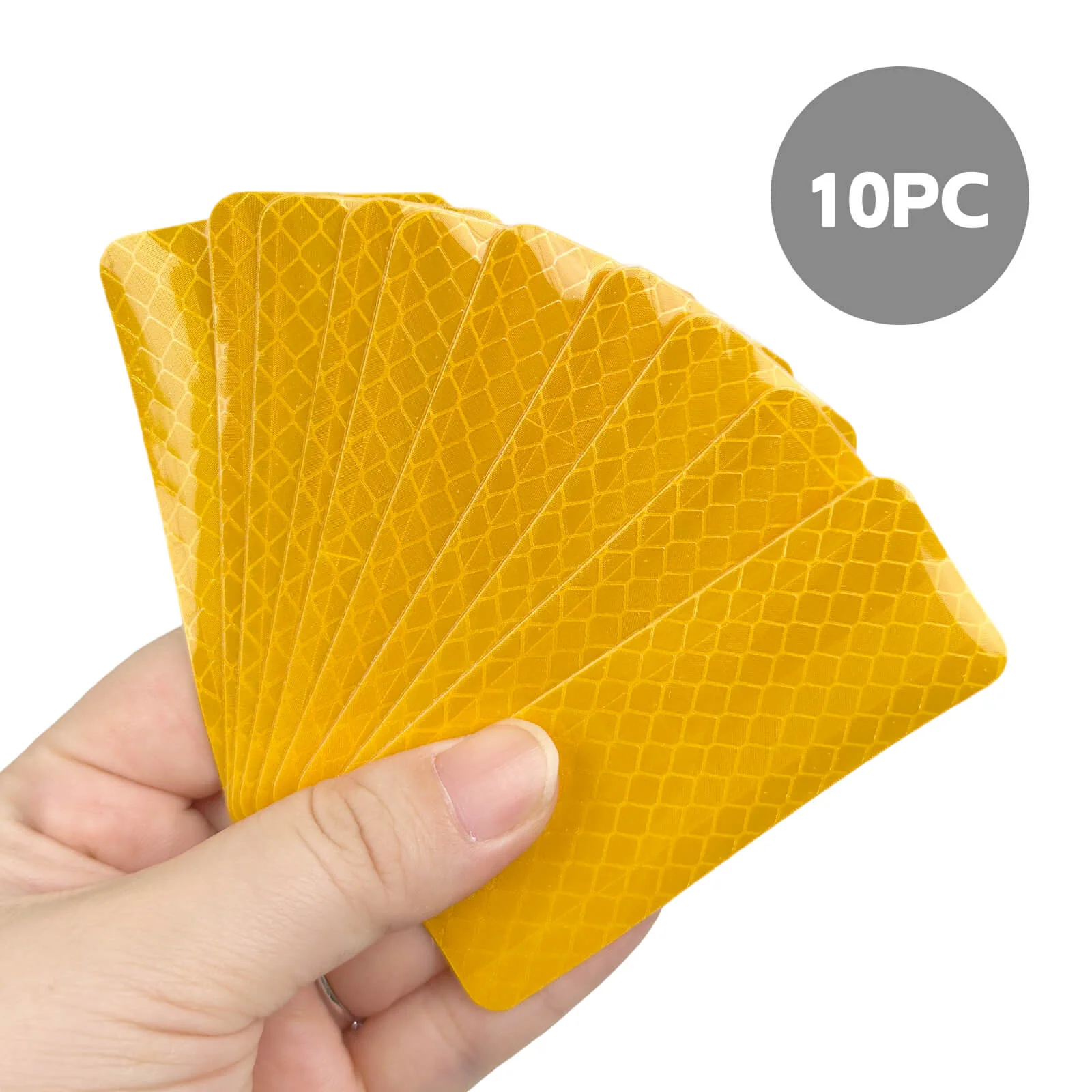 Removable Scooter Reflector Stickers – 10pcs for Night Safety - Image 6