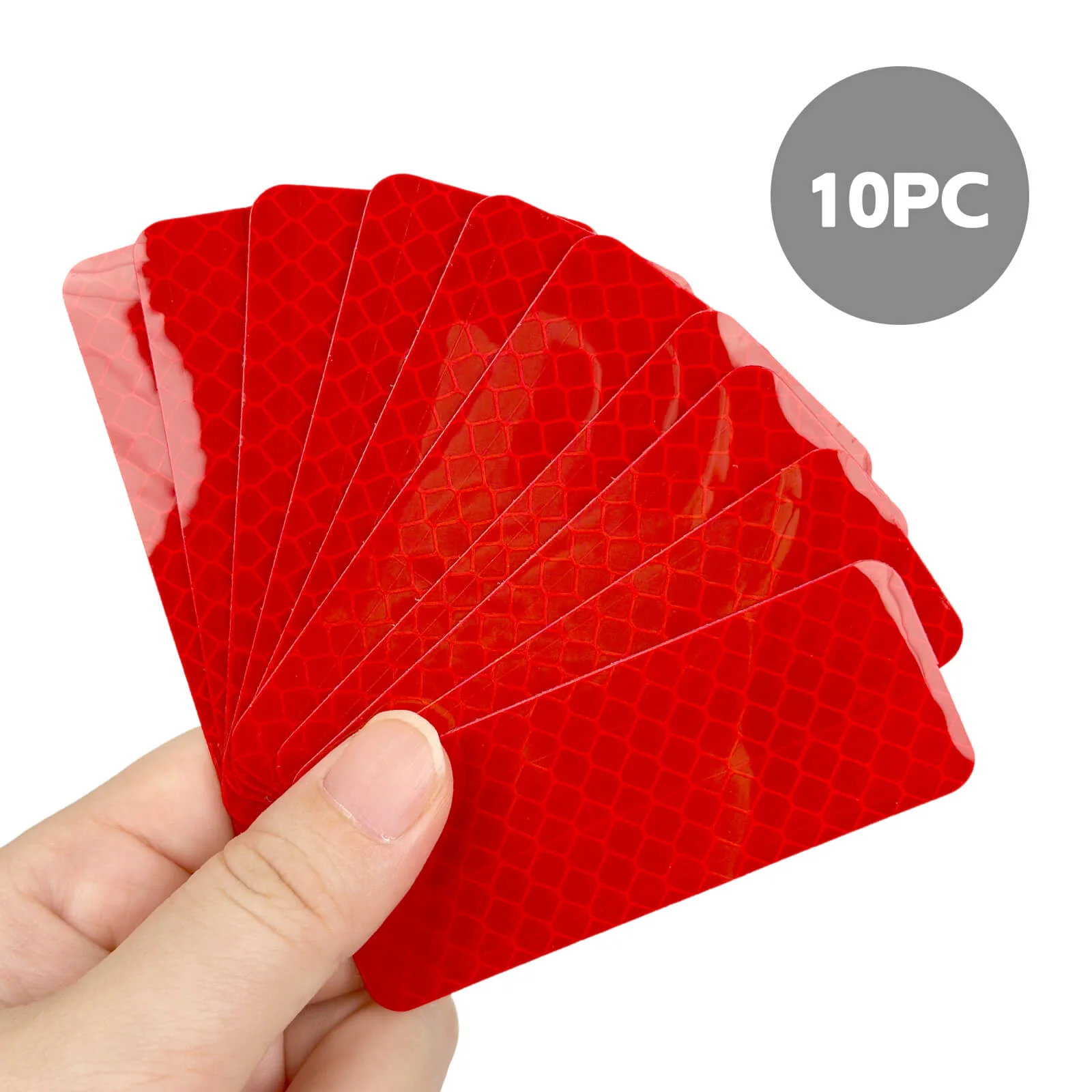 Removable Scooter Reflector Stickers – 10pcs for Night Safety - Image 7
