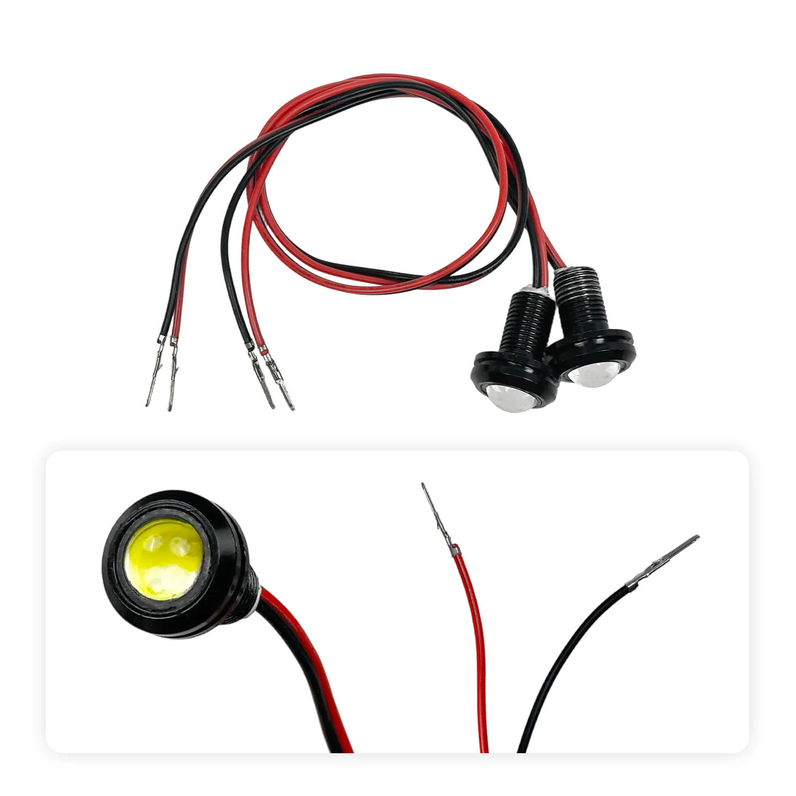 White Small Lamp Bead For HALO KNIGHT Scooters - Image 3