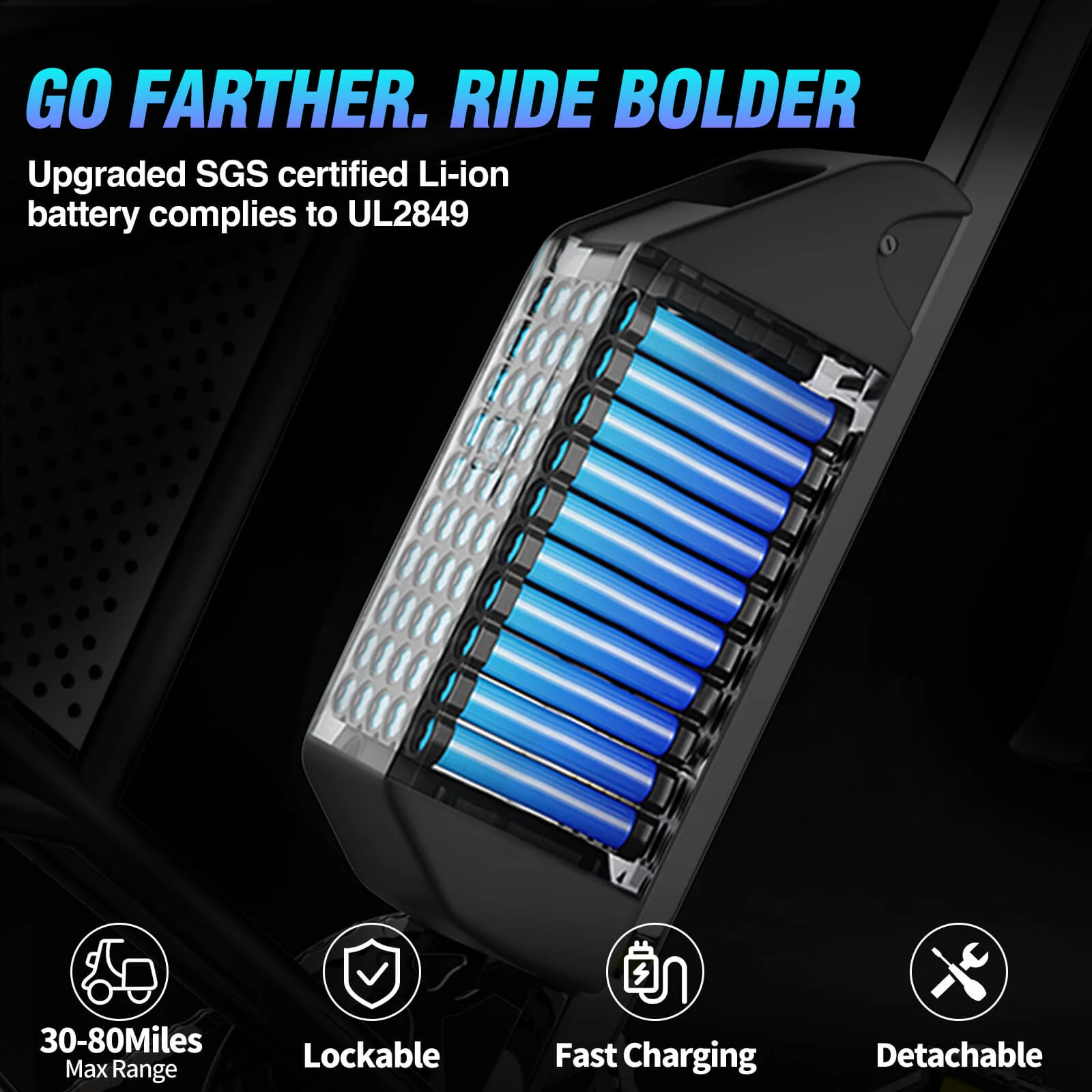 YVY C20 48V 1500W 20Ah Electric Bike - Image 3