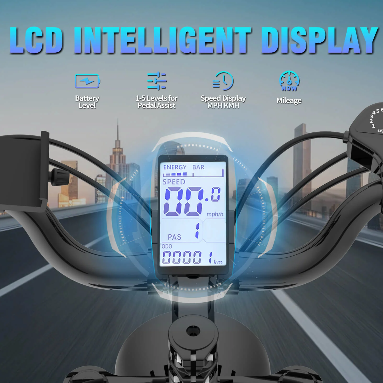 YVY C20 48V 1500W 20Ah Electric Bike - Image 4